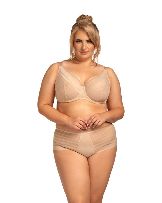 Σουτιέν Nessa N550 full cup για μεγάλο στήθος σε μπεζ