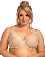 Σουτιέν Nessa N550 full cup για μεγάλο στήθος σε μπεζ