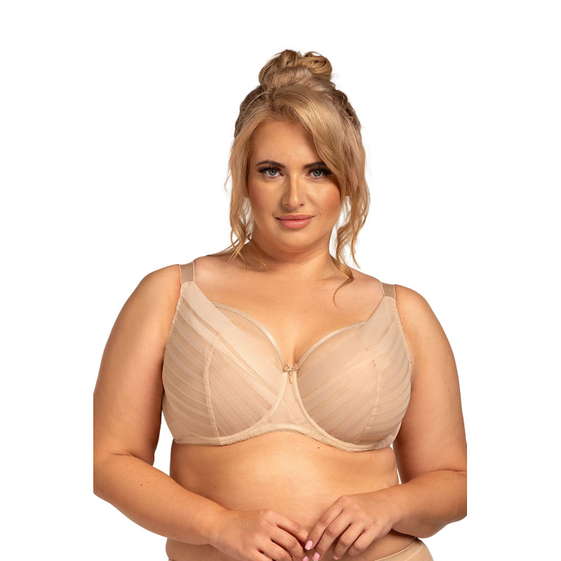 Σουτιέν Nessa N550 full cup για μεγάλο στήθος σε μπεζ