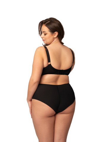 Σταθερό Plus Size Σουτιέν για Μεγάλο Στήθος – Tattoo Μαύρο