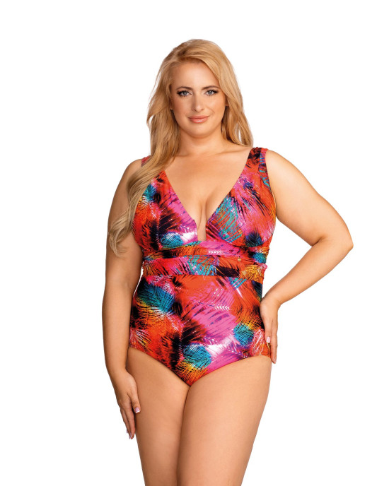 Ολόσωμο Μαγιό Plus Size – Ιδανικό για Καμπύλες, Κοιλιά & Στήριξη Στήθους